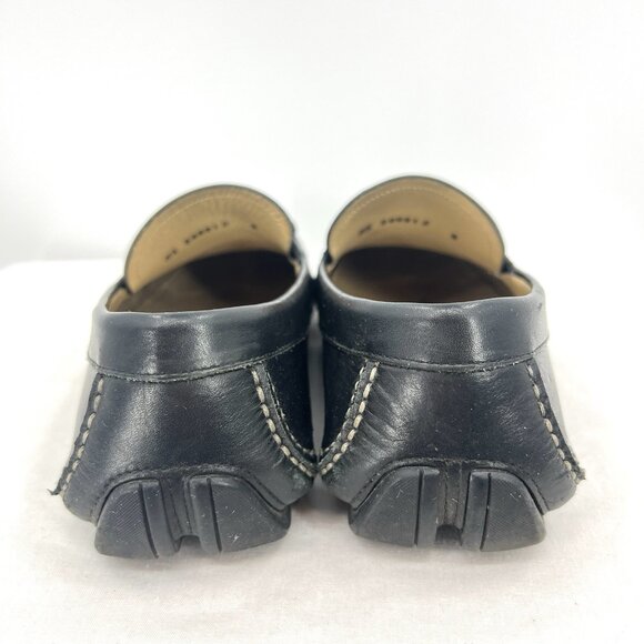 Salvatore Ferragamo Horsebit Black Leather Driving Loafers Men’s 8 D - Picture 7 of 10